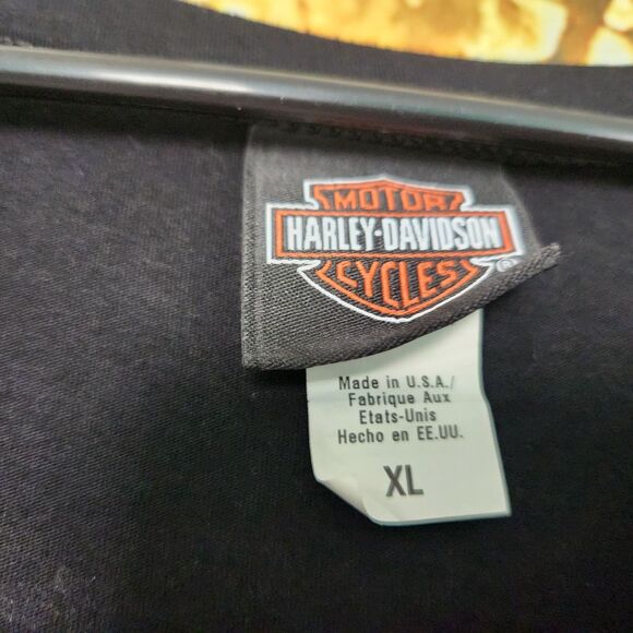 Harley Davidson Women's XL Wings Long Sleeve T-Shirt New Orleans Voodoo Heart - Picture 5 of 10